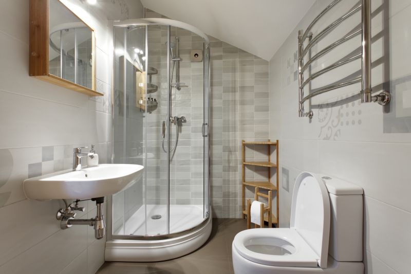 Glass-Enclosed Shower Corner